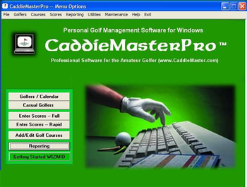 CaddieMaster Golf Handicap Software screenshot