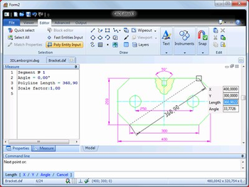 CADEditorX screenshot