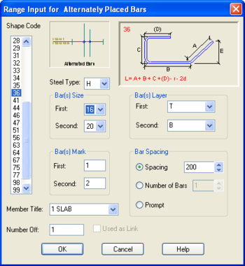 CADrebar  screenshot