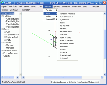 CADSM screenshot 2