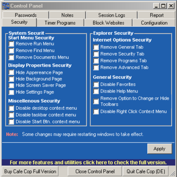 Cafe Cop (Desktop Edition) screenshot