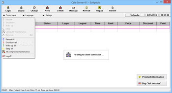 Cafe Server screenshot 2
