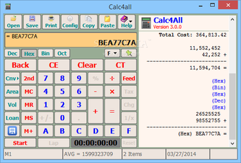 Calc4all screenshot 2