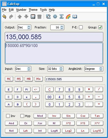 CalcExp Calculator&Unit Converter screenshot