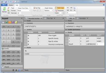 CalcForce screenshot