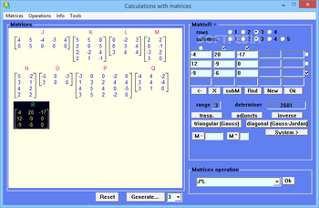 Calcmatr screenshot