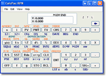 CalcPac RPN screenshot 2