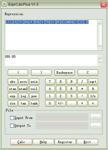 CalcPlus screenshot