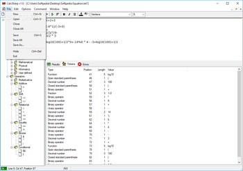 CalcSharp screenshot 2