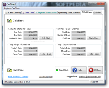 CalcTime screenshot 5