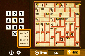 Calcudoku screenshot