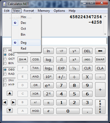 Calculator.NET screenshot 2