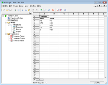 CalcuSyn screenshot
