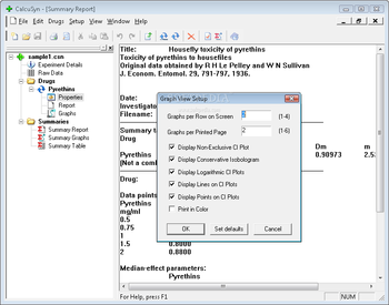 CalcuSyn screenshot 7