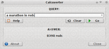 Calcuverter screenshot