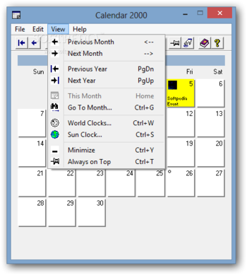 Calendar 2000 screenshot 3
