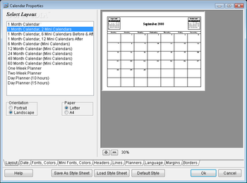 Calendar Builder screenshot 2