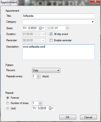 Calendar Gadget screenshot 2