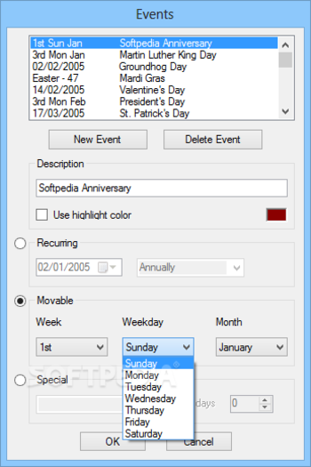 Calendar screenshot 3