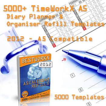 Calendar Templates A5 Paper screenshot