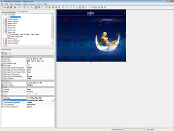 Calendar Visual Designer screenshot