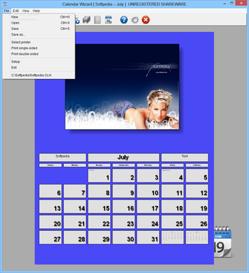 Calendar Wizard screenshot 2