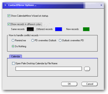 CalendarMirror for Outlook and Palm Desktop screenshot 3