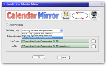 CalendarMirror for Outlook and Palm Desktop screenshot 4
