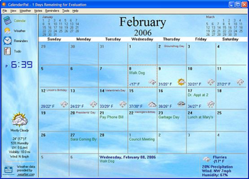 CalendarPal Desktop Calendar screenshot