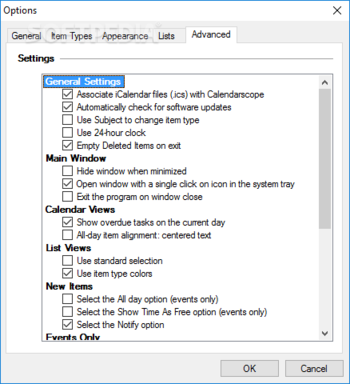 Calendarscope Portable Edition screenshot 17