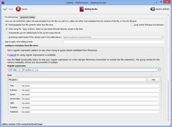 Calibre screenshot 21