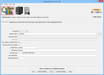 calibre2opds screenshot