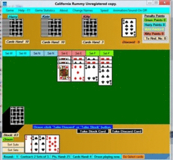 California Rummy screenshot