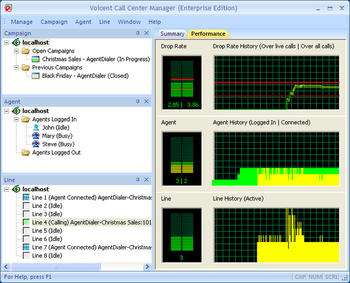 Call Center Manager screenshot