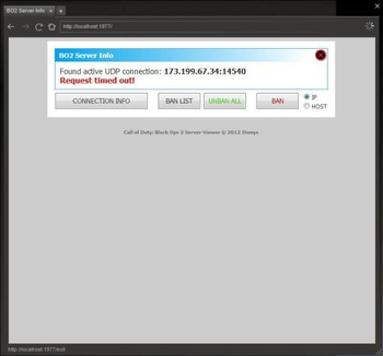 Call of Duty: Black Ops 2 Server Viewer screenshot 2