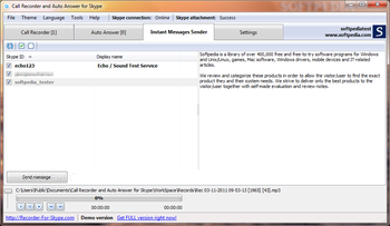 Call Recorder and Auto Answer for Skype screenshot 2