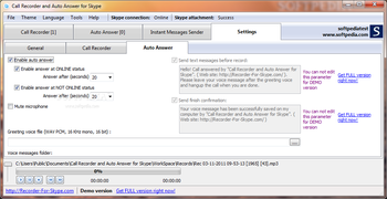 Call Recorder and Auto Answer for Skype screenshot 6