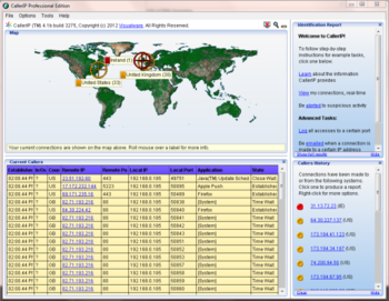 CallerIP screenshot