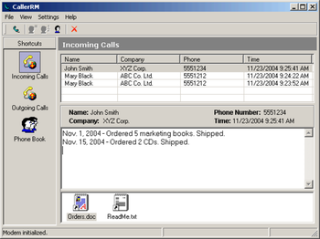 CallerRM screenshot 2
