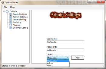Callisto Server screenshot 3