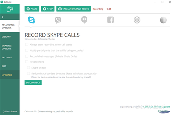 Callnote screenshot