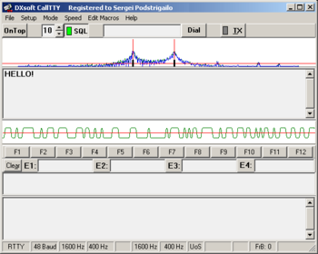 CallTTY TDD software screenshot