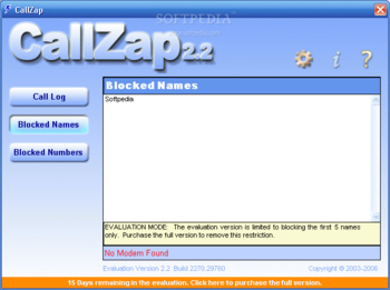 CallZap screenshot