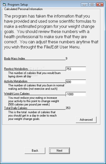 Calorie Balance Diet (formerly Calorie Balance Tracker) screenshot 3