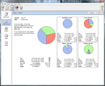 CalorieKing Nutrition and Exercise Manager screenshot 3