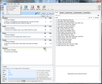 CalorieKing Nutrition and Exercise Manager screenshot 6