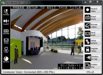 CAM Wizard screenshot