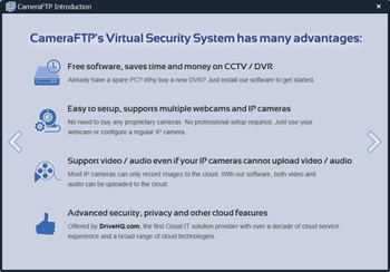 CameraFTP Virtual Security System screenshot