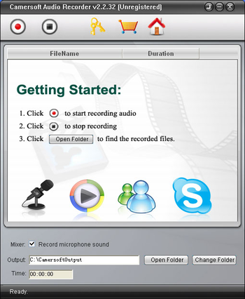 Camersoft Audio Recorder screenshot 2
