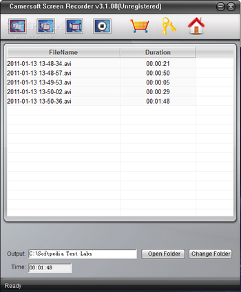 Camersoft Screen Recorder screenshot